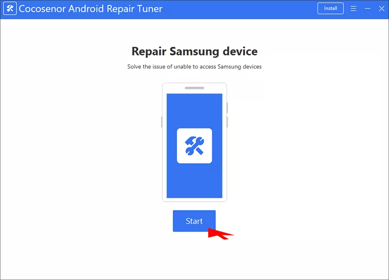 click Start