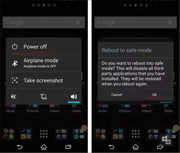 restart to safe mode