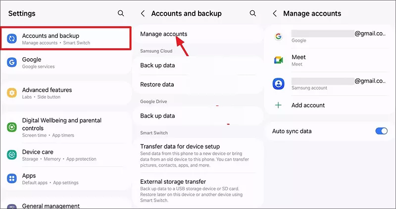 manage your Google account