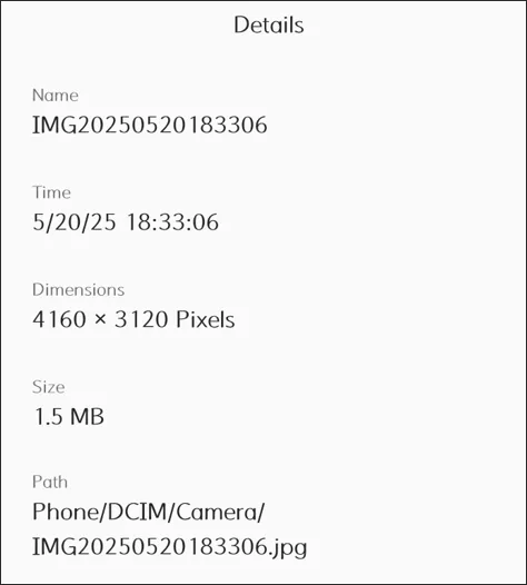 Check the file name extension