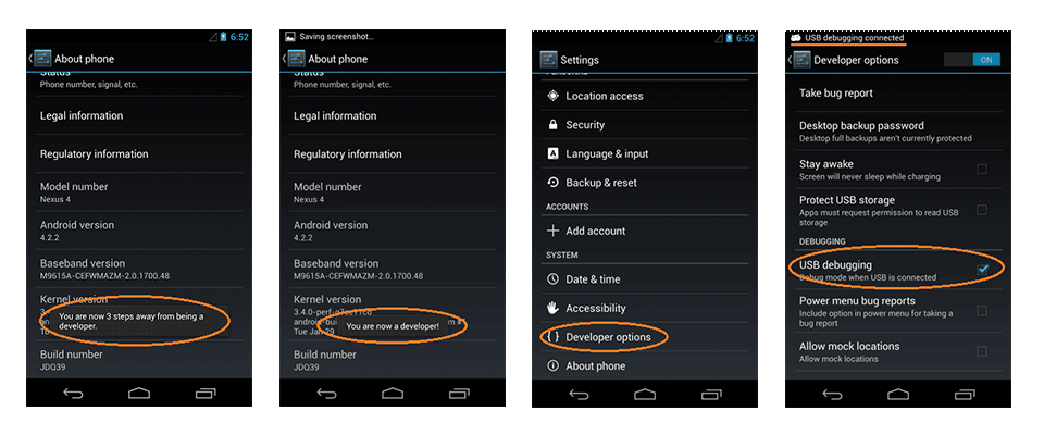 Android USB Debugging V4.2.x