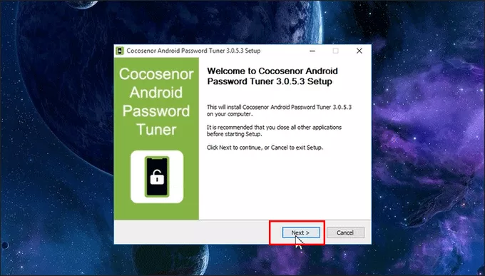install cocosensor Android Password Tuner