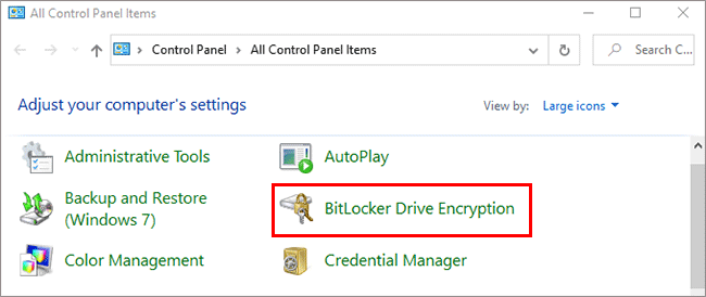 BitLocker drive encryption