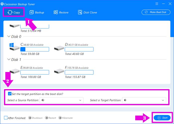 copy windows to hard drive