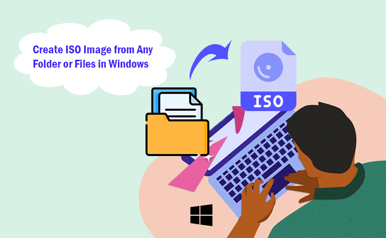 convert files or folders to ISO image