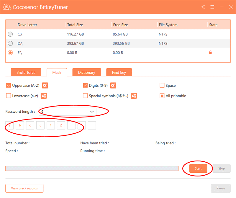 customize password settings