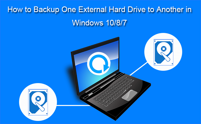 backup one external hard drive to another