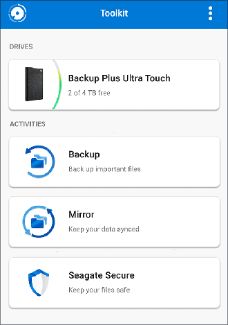 Seagate backup software