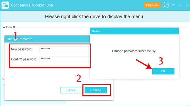 change password successfully