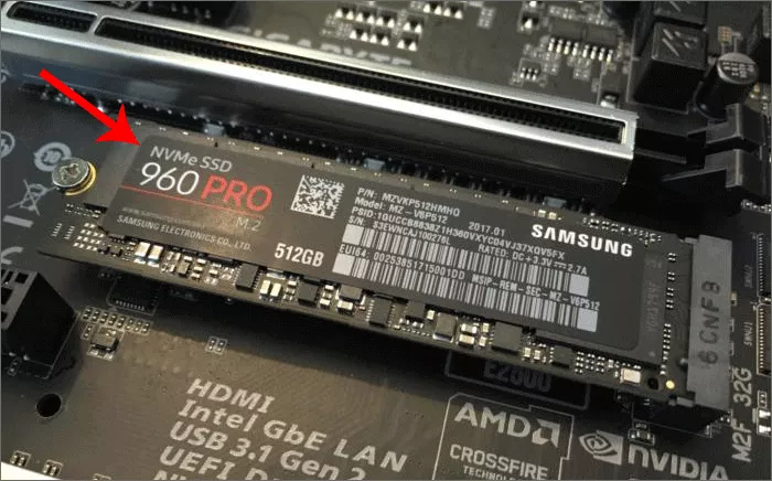 install nvme ssd
