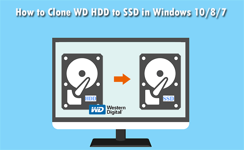 to Clone Western Digital HDD in Windows 10/8/7