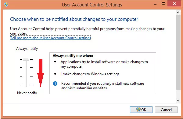 Control password. User Control settings. UAC. Служба UAC. User account Control (UAC).
