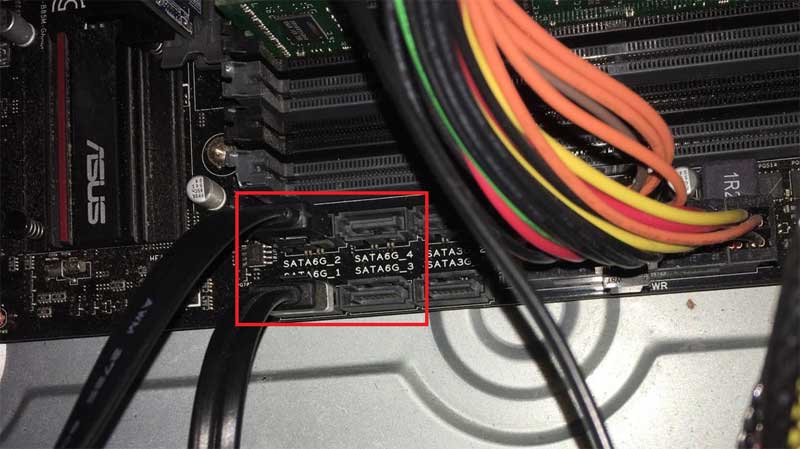 connect ssd to mainboard