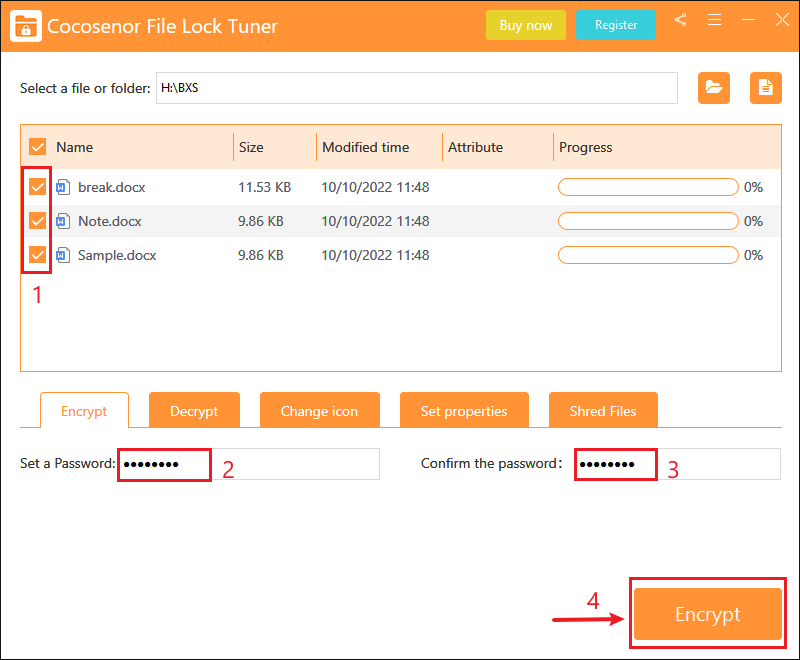 encrypt with file lock tuner