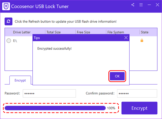 encrypted successfully