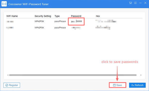 recover wifi password by wifi password tuner