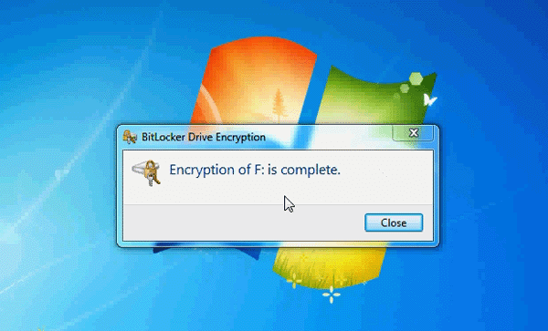 encryption complete