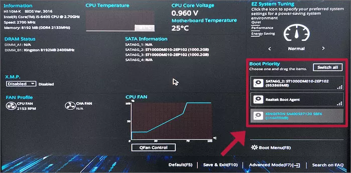 boot from ssd