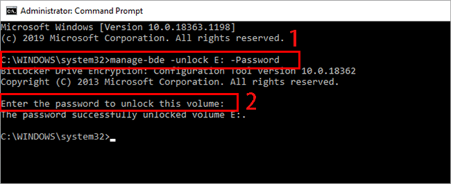password command