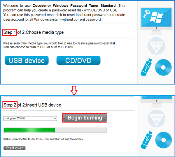 create password recovery disk