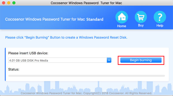 create password reset disk on mac