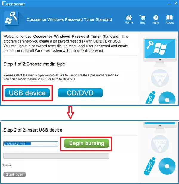 create password reset disk on pc