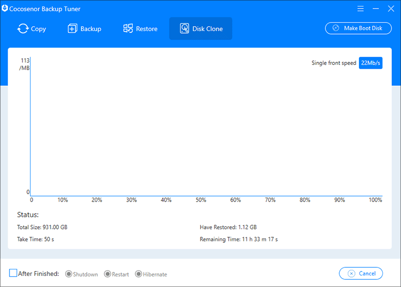 SSD cloning process