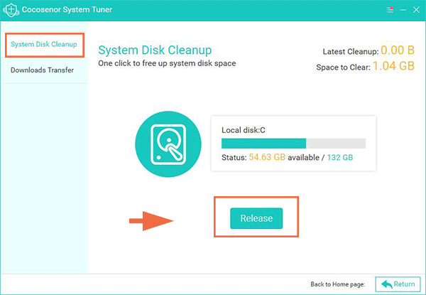  clean up C drive in System Tuner