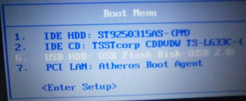 acer boot from usb