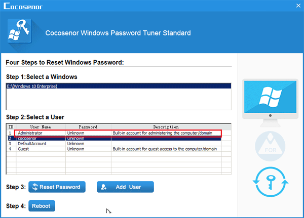 forgot password lenovo laptop windows 10