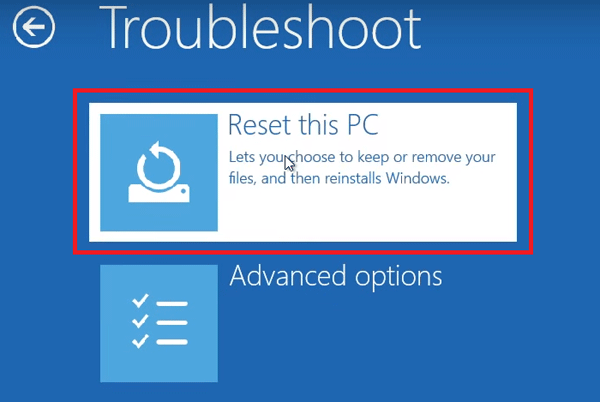 how to reset acer laptop windows 10