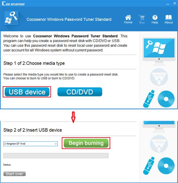 create windows password reset disk