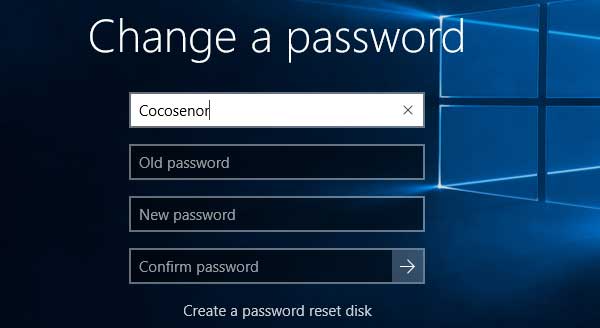 change password