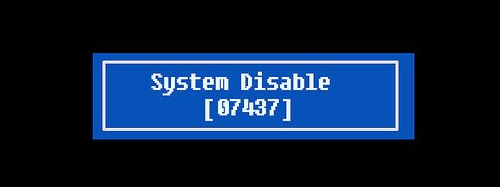 system disable