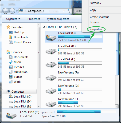 local disk c is full local disk c is full