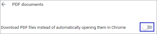 download PDF files automatically in chrome