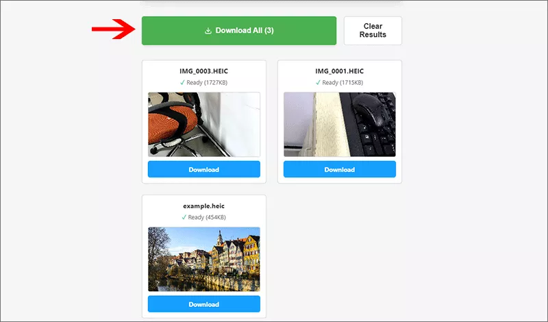 click Download All