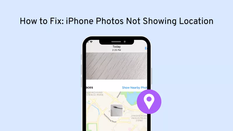 iPhone Photos not showing location