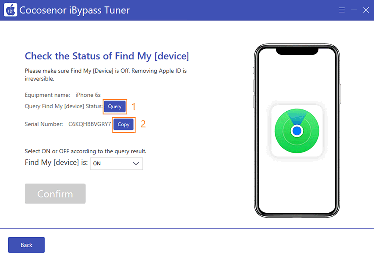 query and copy