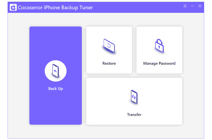 cocosenor backup tuner