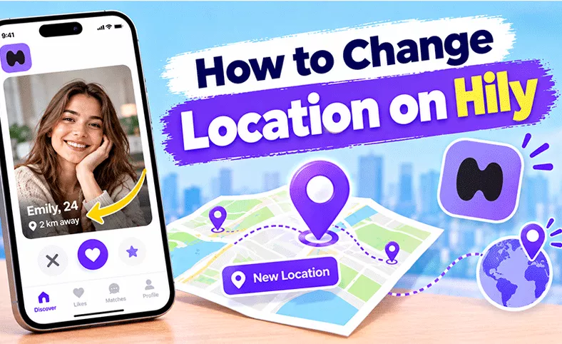 Change location on Hily