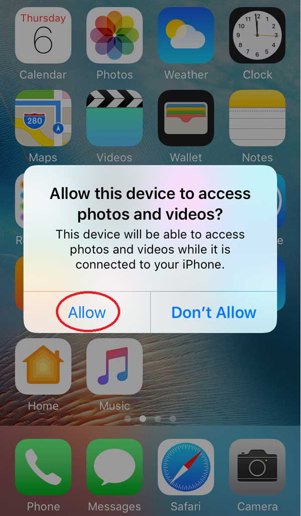 allow device to access