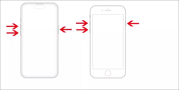 force restart iPhone