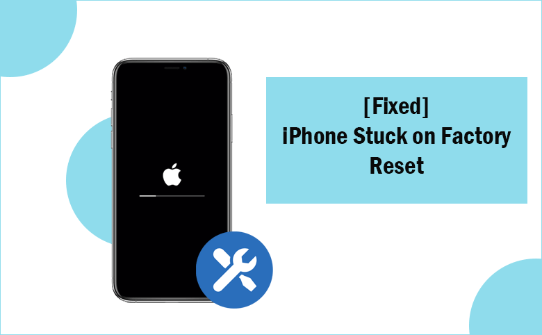 fixed iPhone stuck on factory reset