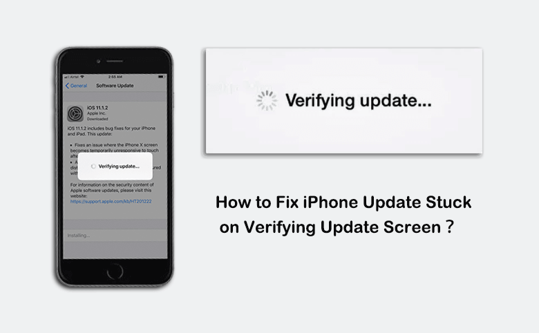 fixed iPhone update stuck on verifying update