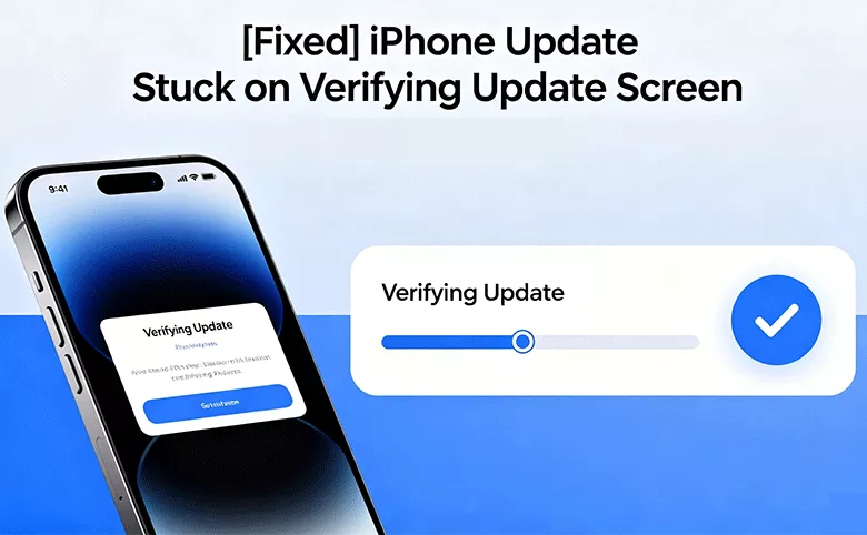 fixed iPhone update stuck on verifying update