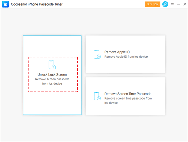 restore iphone via iphone passcode tuner