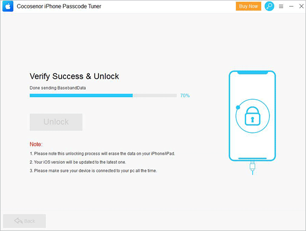  unlock iPhone process