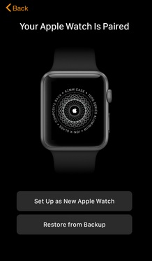 your apple watch is paired