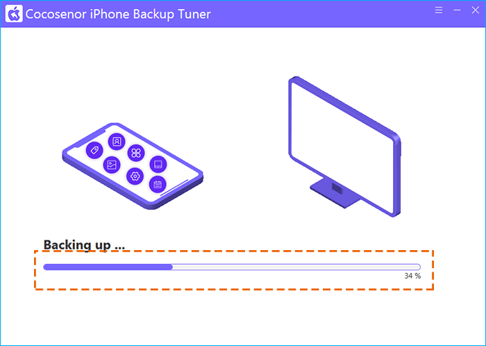 disabled iPhone is backing up